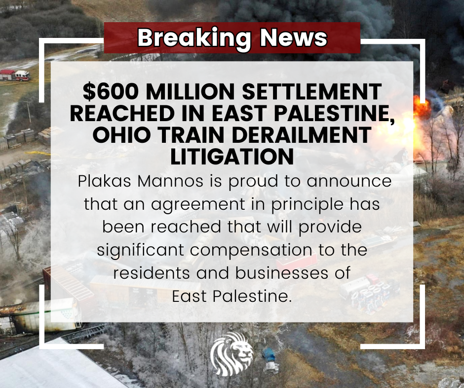 East Palestine Train Derailment Class Action: $600 Million Agreement